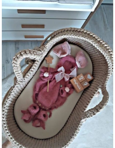 Yenidoğan Kız Bebek Tavşan Kostümü