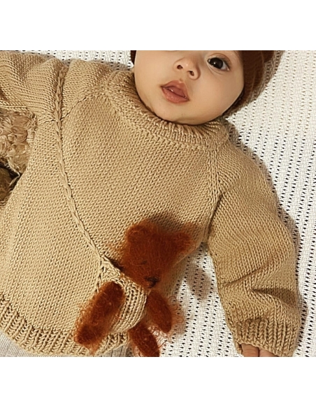 Oyuncaklı Unisex Bebek Kazak