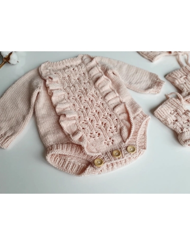 Kız Bebek 3lü Ruffle Set 6-12 Ay