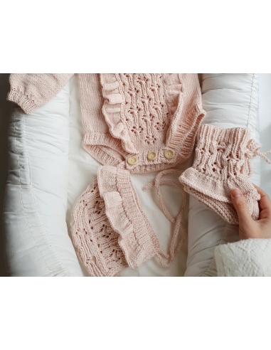 Kız Bebek 3lü Ruffle Set 6-12 Ay