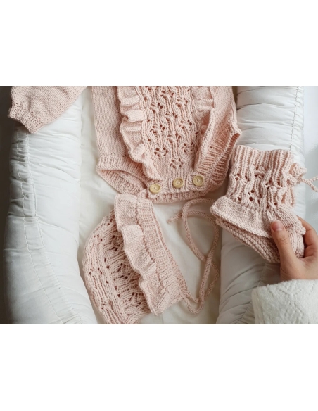 Kız Bebek 3lü Ruffle Set 6-12 Ay